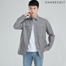 체이스컬트 남성 루즈핏 글렌체크 셔켓 KAAK5414B02