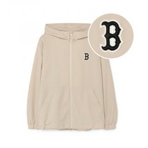 MLB 엠엘비 베이직 미디움 로고 바람막이 BOS L.Beige 3AWJB0131 43BGL