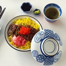돈부리덮밥 텐동 일본 뚜껑있는 그릇 14종, 7.블랙문 돈부리