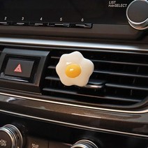 창조적 인 자동차 공기 출구 향수 클립 스테레오 시뮬레이션 공기 출구 빵 메이커 자동차 장식, 데친 계란
