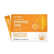면역 비타민C 1000mg 아연 항산화 고함량 분말 가루 스틱 포 파우더, 1개, 60포