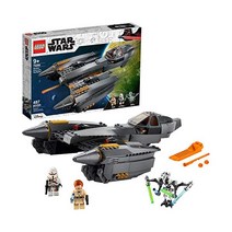레고 LEGO 스타워즈: 시스 장군 그리버스 스타파이터 75286 우주선 세트 오비완 케노비 에어본 클론 트루퍼 미니피겨(487개)