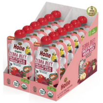 라이브잇 홀레 지브라 비트 프루트 퓨레 & 베지 주스 어린이 스무디 100g, 사과 + 바나나 + 비트쥬스, 144개입