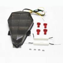 오토바이어셈블리 오토바이 부품 호환 led 테일 턴 시그널 브레이크 라이트 2006-2012 yzf-r6, 없음