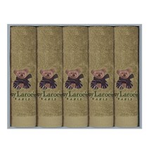 기라로쉬 베어 타올 선물세트 140g 30수 면사, 1세트, 초록