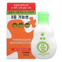 (주)삼현제약 닥터 PGA 손소독제 100ml 물없이 사용하는 손 소독제, 3개