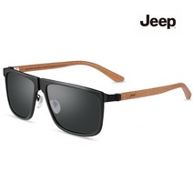 지프 [Jeep] 친환경 나무 템플 고선명 편광 선글라스 A6226 M5