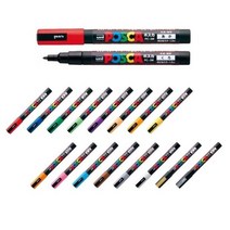 미쯔비시 유니 포스카 1M 3M 5M 8K PC-1M/PC-3M/PC-5M/PC-8K 겹쳐쓰기펜 수성잉크데코펜, PC-3M바이올렛(12)