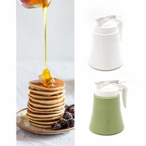 허니 디스펜서 도자기 세라믹 꿀보관 꿀병 시럽 디스펜서, 바나나, 1개