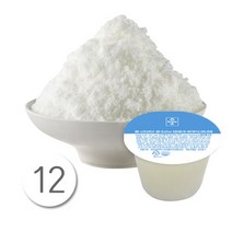 흥국 업소용스노우빙 밀크얼음샤베트300g(눈꽃타입) 12개, 300g