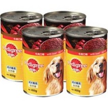 페디그리 반려견 주식캔 쇠고기, 700g, 12개