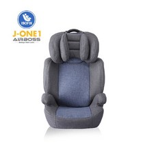 미네뜨맘 에어보스 주니어 카시트 부스터 제이원 ISOFIX BL, 제이원/그레이