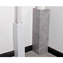 도시가스배관커버 구멍커버 숨김 pvc 쫄대 마감 코너, 1호히비스커스제이드L모양10x10cm1.2m