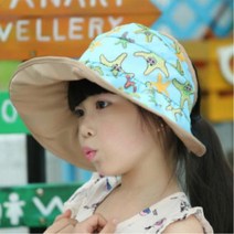 엄마딸커플룩 귀여운 여아 유아썬캡 바닷가패션 썸머웨어 얼굴보호 여자여름코디