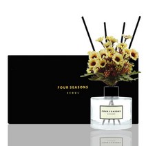 [바보사랑] 포시즌 디퓨저 블랙라벨 선물세트 200ml 데이지 크림, 향오일:씨트로넬라