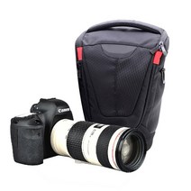 캐논 5d4 5div 5d3 5 diii 5dii 5d2 5dsr 6d 6dii dsr 70 200mm 렌즈 충격 방지 어깨 가방에 대 한 휴대용 카메라 가방 케이스 파우치|카, 단일, 1개, 단일