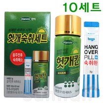 한미 헛개숙취세트 (헛개칸 100ml + 숙취환 3g)/음주전후/숙취해소/음료/드링크/헛개나무농축액/숙취환, 10세트