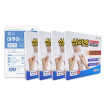 대일제약 상처엔 드레싱밴드 특대형 XL 10매입 X 4개 + 헬씨아쿠아프리컷 1매, 상처엔 XL 10매입 X 4개 + 헬씨아쿠아프리컷 1매