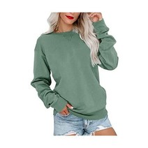 빙글리 여성 캐주얼 긴팔 맨투맨 크루넥 귀여운 풀오버 루즈핏 상의