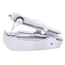 미니재봉기 컴퓨터 자수 기계 오바로크 제봉기 미니 재봉틀 바느질 코드가없는 휴대용 옷 유용한 세공 도구 액세서리, white