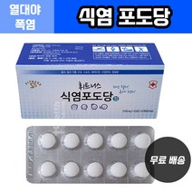 휘트니스 식품 식염 포도당 60정 여름 무더위 폭염 에너지 충전 탈수 방지 염화 나트륨 소금 수분 보충 보충제 정제 캡슐 골프 등산 각종 스포츠 산업현장 찜질방 야외활동 추천