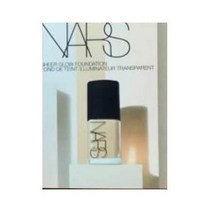 일본직발송 6. NARS너스 시어 그로 파운데이션 샘플 4색 1색 0.5ML×4((6041번 6042번 6043번 6044번) B, One Size, One Color