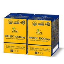 종근당 바이탈프로그램 비타민C 1000mg 고함량 고용량 비타민씨, 100정, 2개