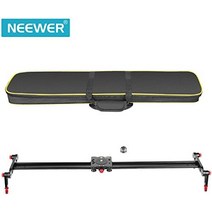 Neewer 31.5인치/80cm 알루미늄 합금 카메라 트랙 슬라이더 비디오 안정기 레일 DSLR 카메라용 베어링 4개 DV 비디오 캠코더 필름 사진 최대 17.5파운드/8kg의 적재 용량-37382, 60cm