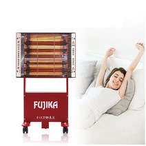 에코 건강 난방기 전기 히터 난로 스토브 14평형 카본 램프 나노카본 투명 절전형 낮은소비전력 복사열 순수 국내산 국산 순간난방 고효율 안전장치 견고한내구성 이동식바퀴 추천, FU-892 블랙