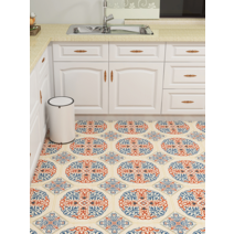 바닥셀프시공 접착식 데코 붙이는 방수 두꺼운 타일 주방 거실 빈티지 스티커 욕실 발코니, C 바닥40x40cm(4장)