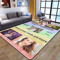 맞춤 카펫 직프린트 러그 거실 현관 매트 대형 Pet 욕실 DIY 요가 애완 동물 러그, 100cm by 150cm, 100cm by 150cm