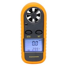 휴대용 풍속계 30 메터초 온도 측정기10 ~ 45C LCD 백라이트, GM816