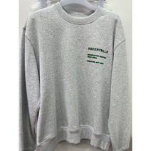 빈트릴 그린 테이핑 해시태그 컴포트핏 맨투맨 BA223RM002