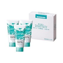Gatsby Facial Wash Moisture Foam 남성용 Cleansing Non-Scrub Face Set 4.6 oz (130 g) x 3, 130グラム (x 3)_Refill