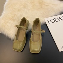 JCP 스퀘어 메리제인 플랫슈즈