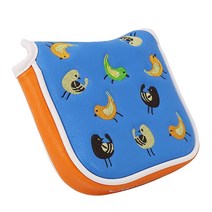 Craftsman 골프 버디 버드 블루 블레이드 퍼터 커버 헤드커버 골프채 케이스 가방 Odyssey 스카티Cameron용 (블레이드 커버), Square Mallet Cover, Square Mallet CoverCraftsman G