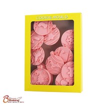 이홈베이킹 크리스마스장식볼푸쉬커터10종 오너먼트쿠키틀, 단품