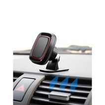 코모드거치대 차량용 브래킷 손떨림 방지, 블랙 (180 배 자기 매력) 아크 표면, 1개