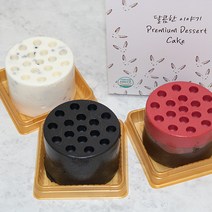 디저트맛집 달콤 수제 연탄케이크400g(쿠앤크 1구 블랙2구 레드1구), 단품