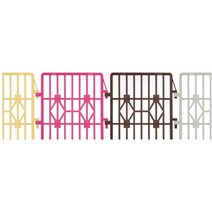 강아지펜스 간편조립 8p 小 갈색 애견팬스 간편설치