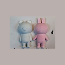 몰드몰 수제몰드 - 프렌즈 (곰 토끼) (2D) 개별구매가능!, 토끼