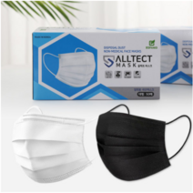 국산 KC인증 올텍트 덴탈 마스크 대형 300매, 블랙컬러(MASK#2) 100매(2박스)