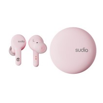 SUDIO 블루투스 이어폰 10000610 A2, 핑크