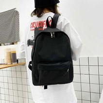 직장인 대학생 캐주얼 무지 백팩 코디 쉬운 데일리백 여자학생가방 신학기입학선물 무지백팩캔버스백 -72394EA