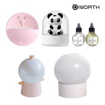 (GA) 오르골타입 디퓨저타입 LED 취침등 무드등 캠핑조명, 스노우디어DLSSM66(화이트), 라벤더클래식_헤스페리데스