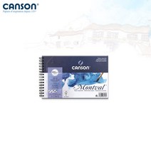 캔손 몽발 수채 스프링제본 300g 13.5x21 12매입, CA807-156
