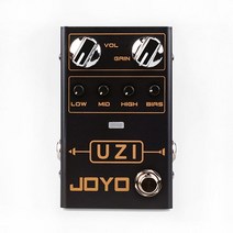 JOYO UZI 디스토션 페달 기타 이펙트 페달 (바이어스 노브 포함) True Bypass 기타베이스 액세서리 R-03, R-03_1