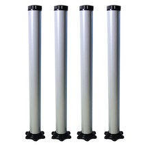 철물의민족 식탁다리 700mm 책상 테이블 다리 해바라기, 그레이-1세트(4개)