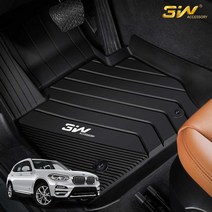 BMW 뉴 X3 G01 3W 에코라이너 TPE 카매트 카 차 발 매트 바닥 발판 깔판, 단품