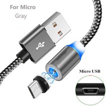 G3240 마그네틱 마이크로 USB 충전 케이블 5V 2A 노키아 N530 6 8 2.1 3.1 Honor 7A 7C 7S 8A 8C 8X 10I 전, 06 micro cable black